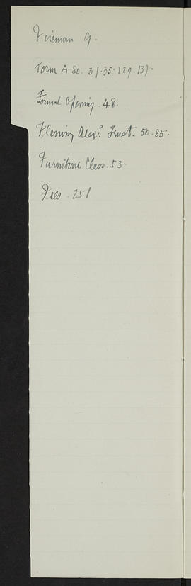 Minutes, May 1909-Jun 1911 (Index, Page 6, Version 2)