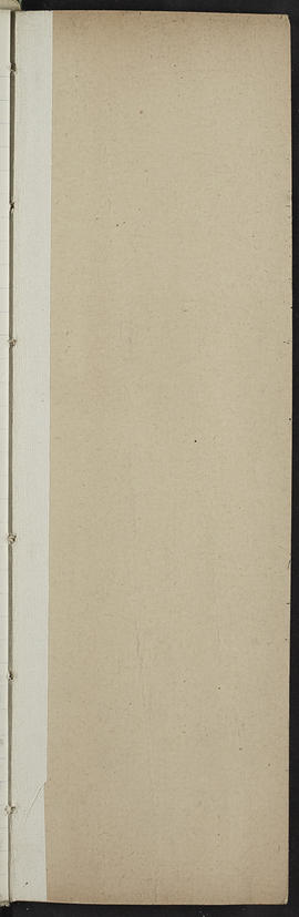 Minutes, Oct 1916-Jun 1920 (Index, Back cover, Version 1)