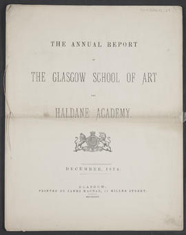 Annual Report 1873-74 (Page 1)