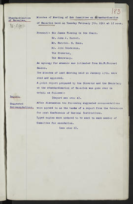 Minutes, May 1909-Jun 1911 (Page 183, Version 1)