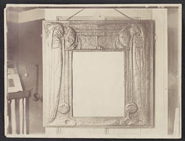 Decorative frame depicting two women