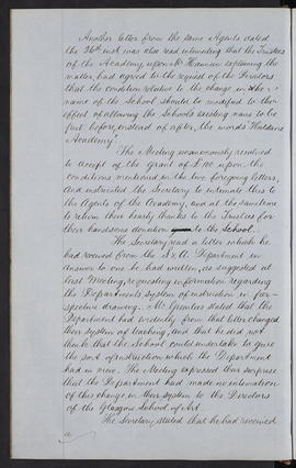 Minutes, Apr 1854-Mar 1882 (Page 69, Version 2)