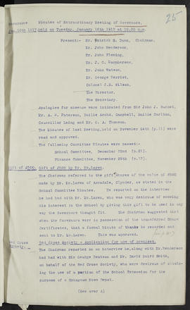 Minutes, Oct 1916-Jun 1920 (Page 25, Version 1)