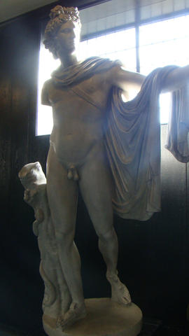 Plaster cast of the Belvedere Apollo (also called Pythian Apollo)