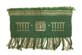 Double cloth sample with fringe (Version 1)
