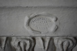 Plaster cast of cornice decorated with egg and dart motif (Version 2)