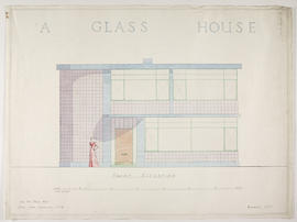 A Glass House: front elevation