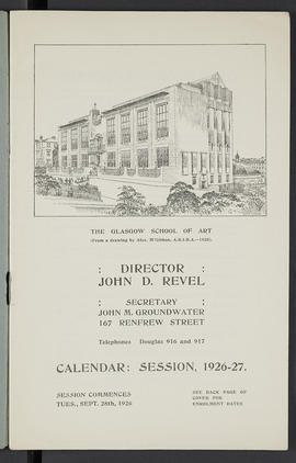 General prospectus 1926-1927 (Page 1)