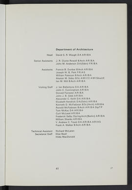 General prospectus 1968-1969 (Page 41)