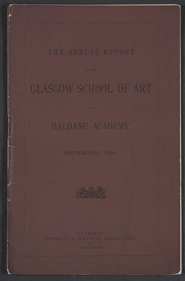 Annual Report 1882-83 (Front cover, Version 1)