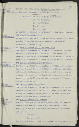 Minutes, Oct 1916-Jun 1920 (Page 19, Version 1)