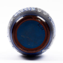Open necked blue vase (Version 3)