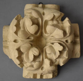 Plaster cast of ornamental boss (Version 2)