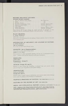 General prospectus 1916-1917 (Page 41)