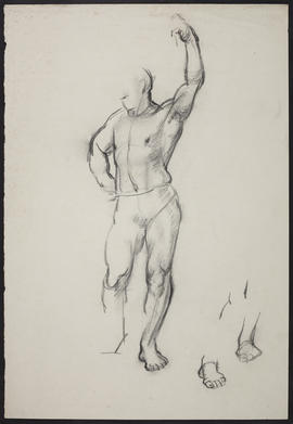 Life drawing - male model