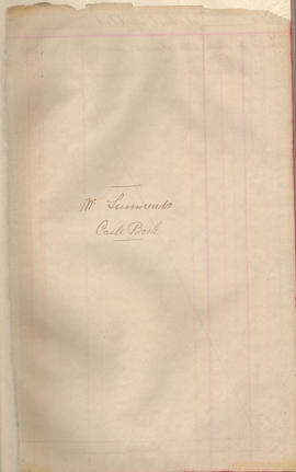 Mr Simmonds' cash book (Version 1)