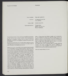 General prospectus 1974-1975 (Page 42)