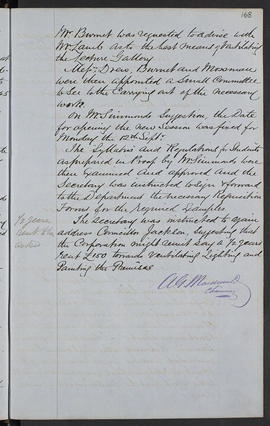 Minutes, Apr 1854-Mar 1882 (Page 168, Version 1)