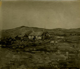 Photograph of a country house painting