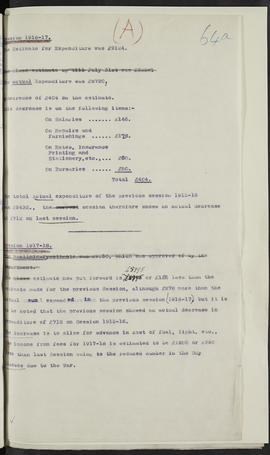 Minutes, Oct 1916-Jun 1920 (Page 64A, Version 1)