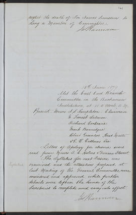 Minutes, Apr 1854-Mar 1882 (Page 141, Version 1)