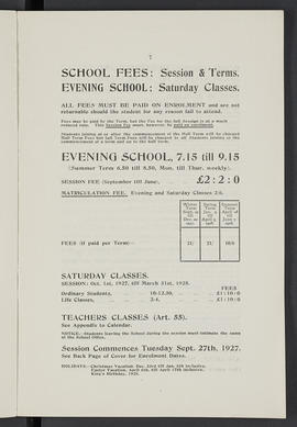 General prospectus 1927-1928 (Page 7)