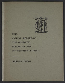 Annual Report 1910-11 (Front cover, Version 1)