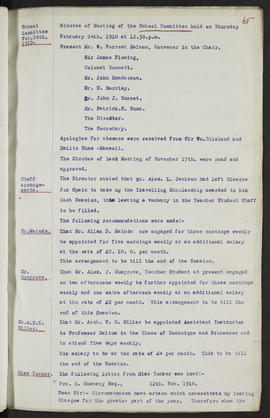Minutes, May 1909-Jun 1911 (Page 65, Version 1)
