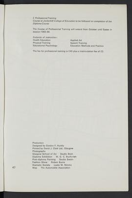 General prospectus 1965-1966 (Page 47)
