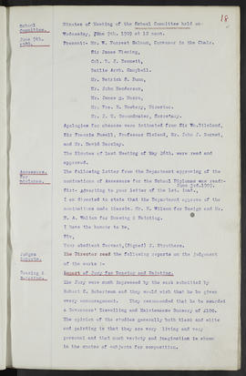 Minutes, May 1909-Jun 1911 (Page 18, Version 1)