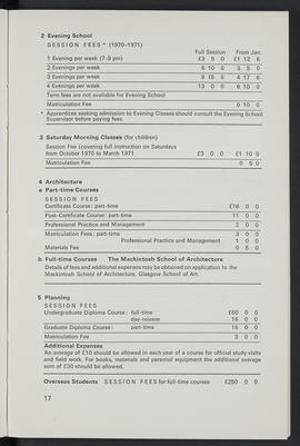General prospectus 1970-1971 (Page 17)