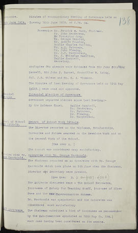 Minutes, Oct 1916-Jun 1920 (Page 138, Version 1)