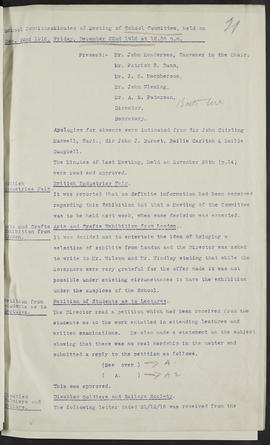 Minutes, Oct 1916-Jun 1920 (Page 21, Version 1)