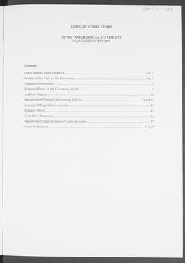 Annual Report 1994-95 (Flyleaf, Page 1, Version 1)