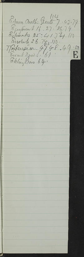 Minutes, Jan 1925-Dec 1927 (Index, Page 5, Version 1)