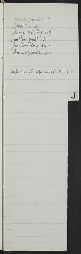 Minutes, Oct 1916-Jun 1920 (Index, Page 9, Version 1)