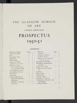 General prospectus 1950-51 (Page 1)