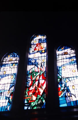 Slide of McTaggart Memorial Window at Westpark Church, Denny