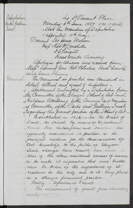 Minutes, Apr 1882-Mar 1890 (Page 91, Version 1)