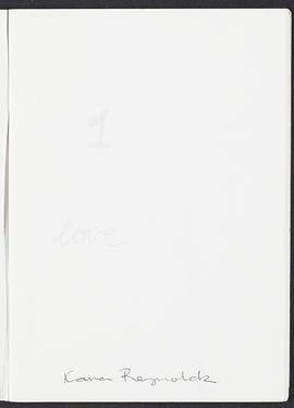 Artist book: '2 Short stories of love and hair' (Page 3)