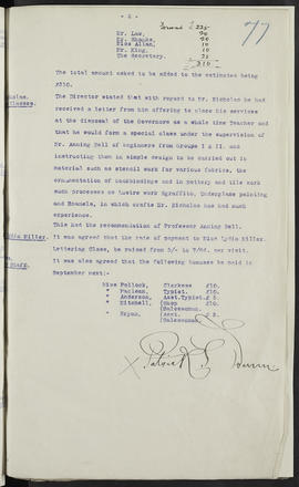 Minutes, Oct 1916-Jun 1920 (Page 77, Version 1)