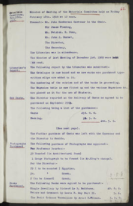 Minutes, May 1909-Jun 1911 (Page 62, Version 1)