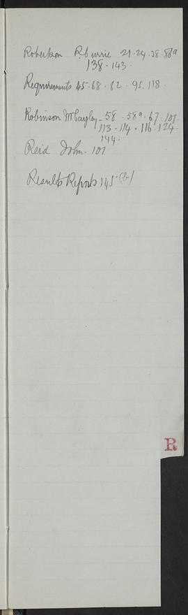 Minutes, Mar 1913-Jun 1914 (Index, Page 18, Version 1)