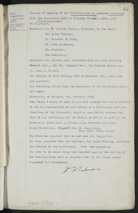 Minutes, May 1909-Jun 1911 (Page 61, Version 5)
