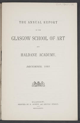 Annual Report 1882-83 (Page 1)