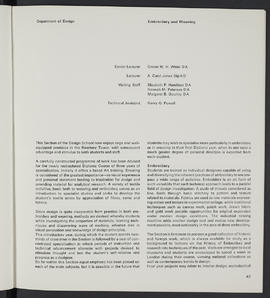 General prospectus 1974-1975 (Page 43)