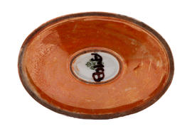 Oval dish from tea service (Version 7)