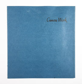 'Canvas Work' fold-out booklet (Version 1)