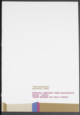 Annual Report 2000-2001 (Front cover, Version 1)