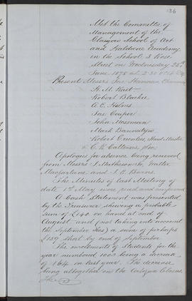 Minutes, Apr 1854-Mar 1882 (Page 136, Version 1)